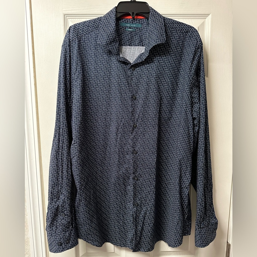 Perry Ellis Principles Size XXL Men's Long Sleeve Shirt